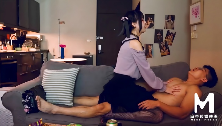 Cute Asian teen gal delivers sensual blowjob and footjob combo