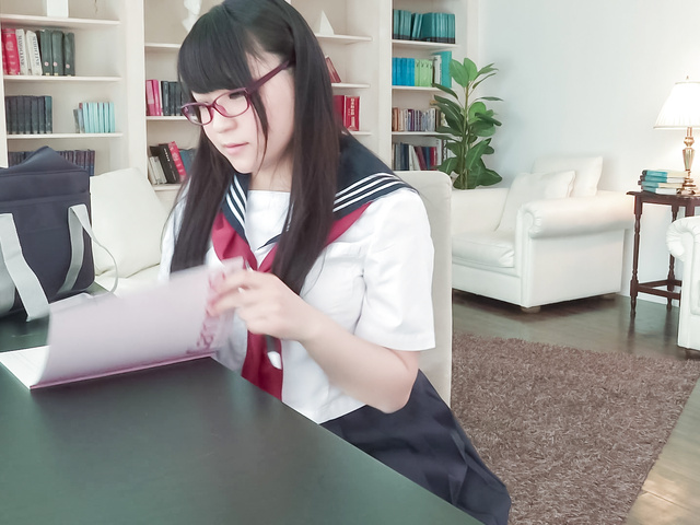 Classroom Blowjob - Rara Unno superb Asian blowjob in classroom - Japanese Porn ...