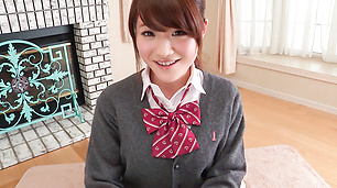 Perfect POV blowjob by young Hina Makimura