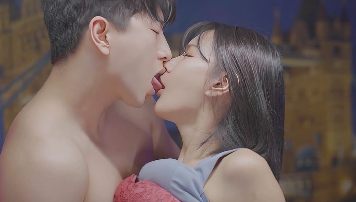 Asian beauty with small natural tits enjoys intimate couple moments